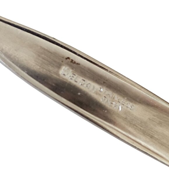 6 Elden Vintage Flower Ice Tea Spoons stainless 7.5" Rose Midcentury Colonial ED - Picture 7 of 8